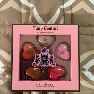 Juicy Couture Heart Lip Gloss Set - Pink & Red Hearts